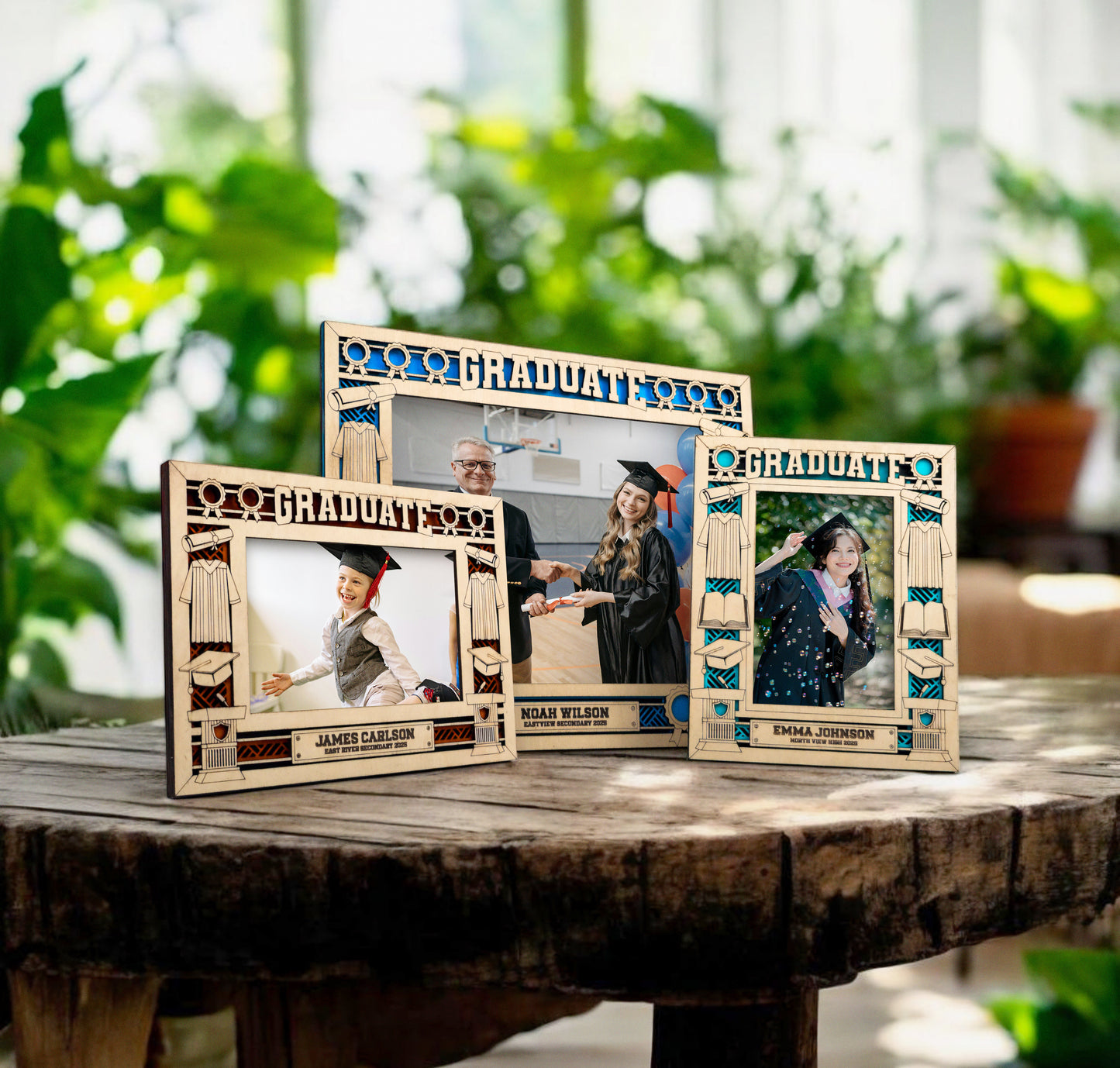 Graduation Icon Frames (4x6, 5x7, 8x10)