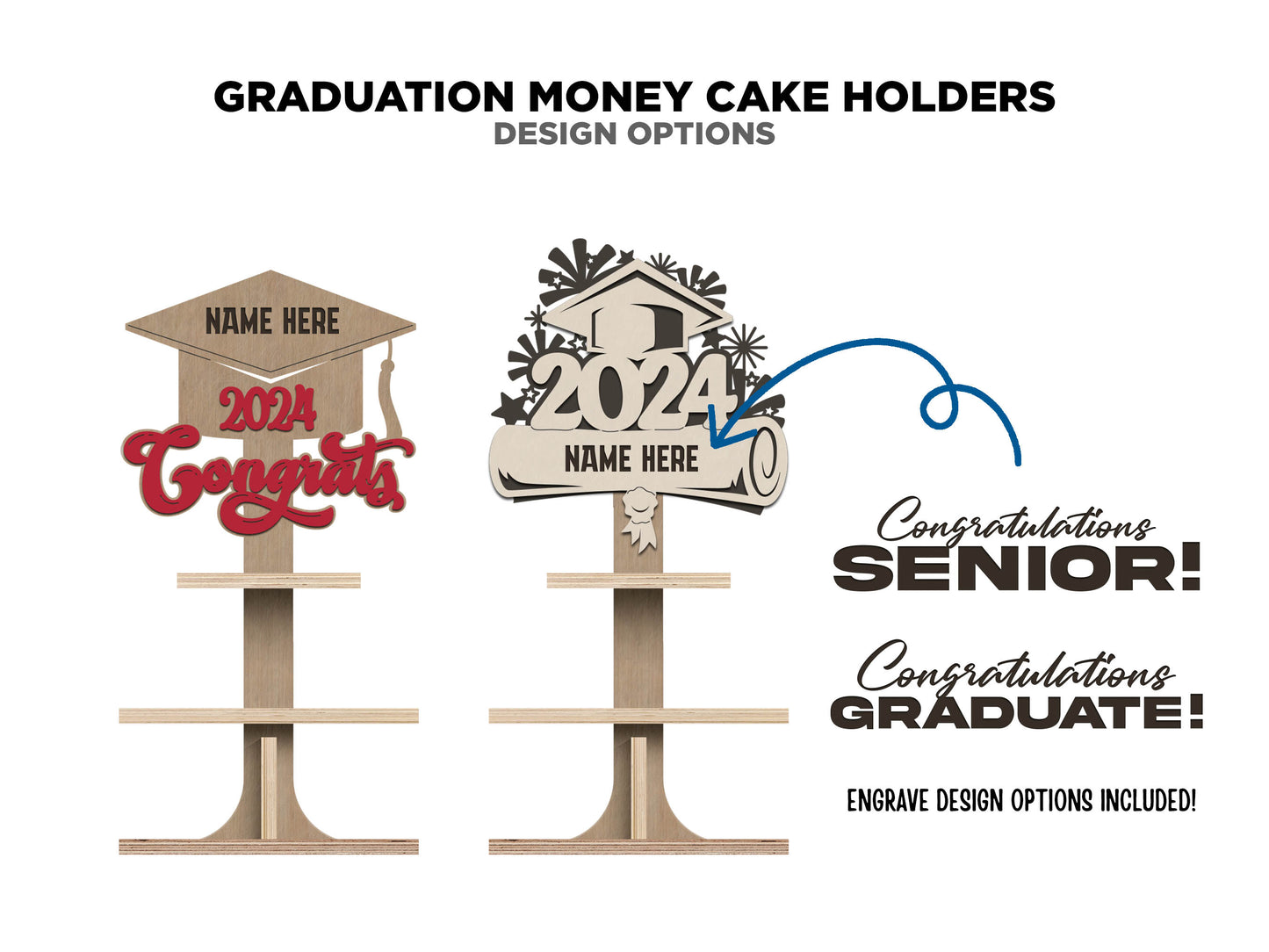 Graduation - Money Cake Holder