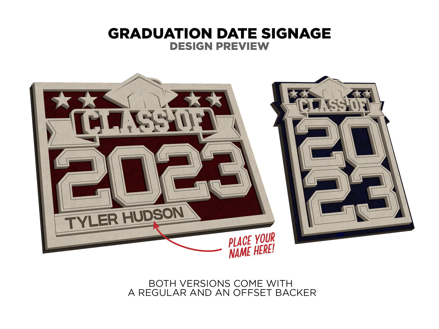 Graduation - Date Signage