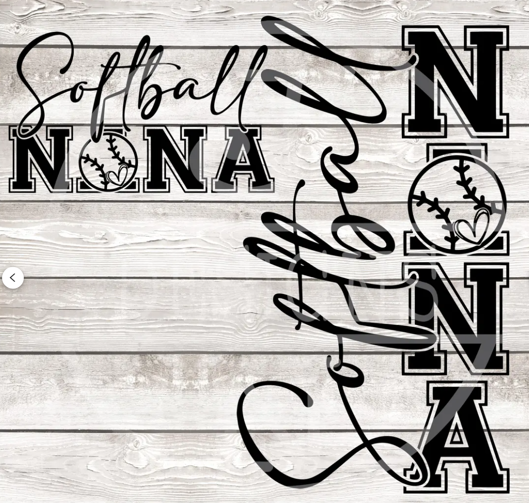 Tumbler | Sports | "GRANDMA" | "NANA"