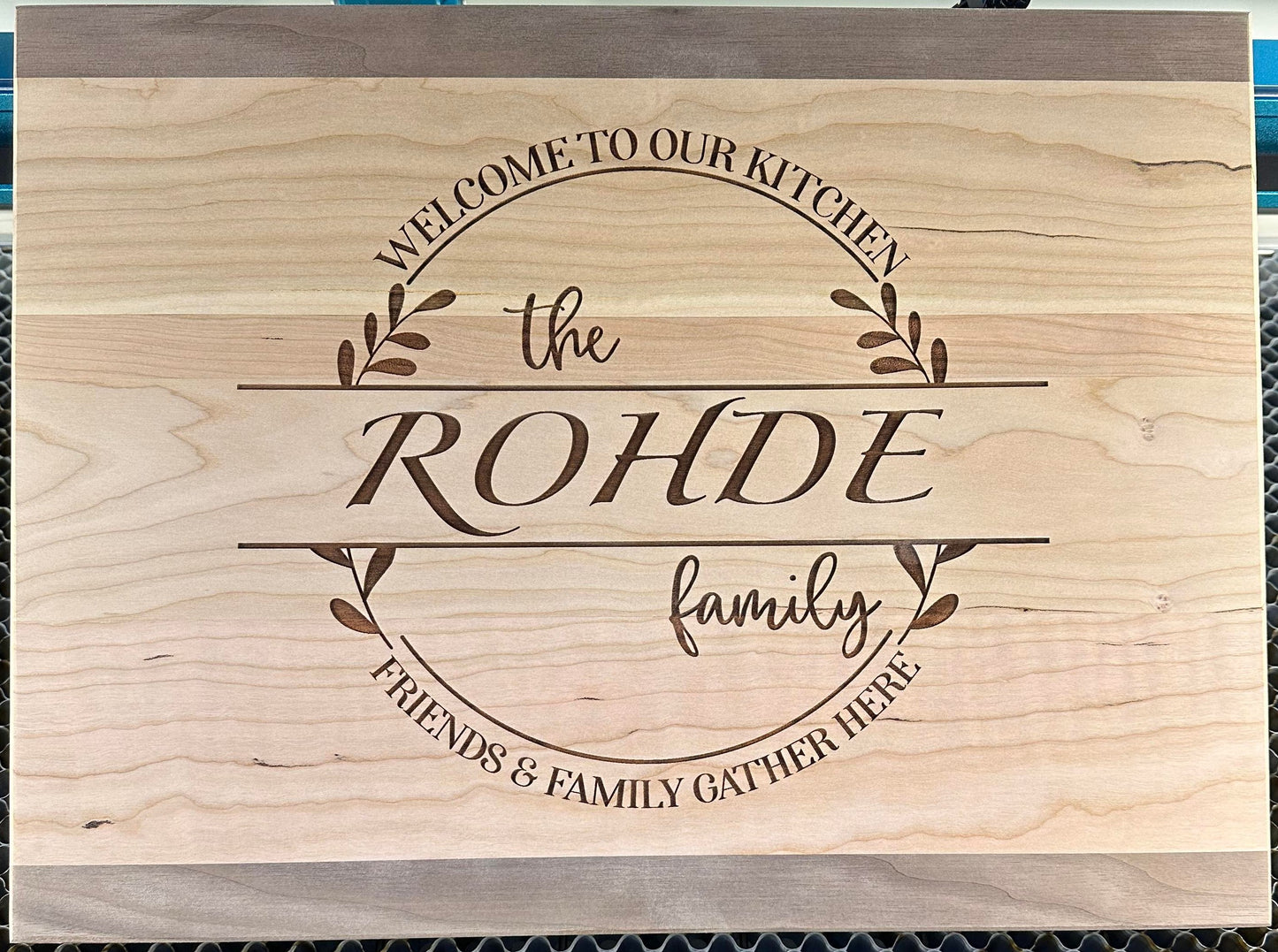 Cutting Board - Cherry with Walnut Edge