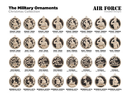 Military Inspired Ornaments