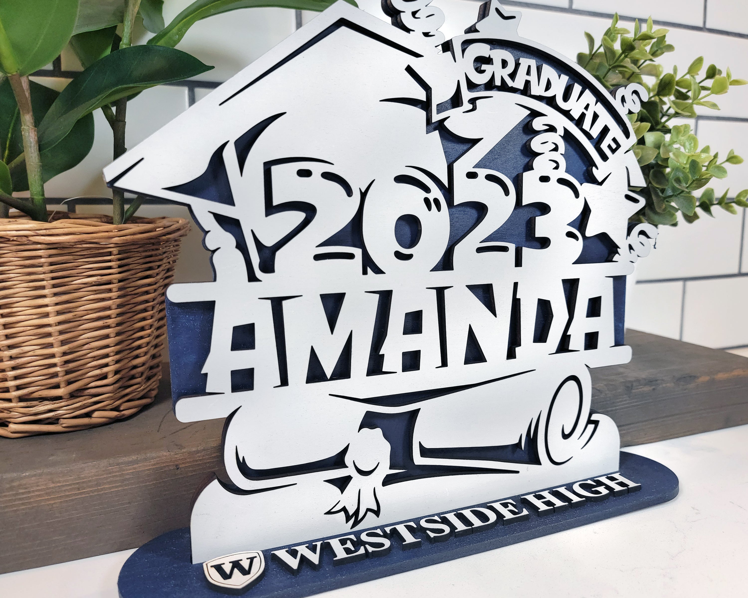 Graduation - Personalized Signage – M&A Happiness & Design