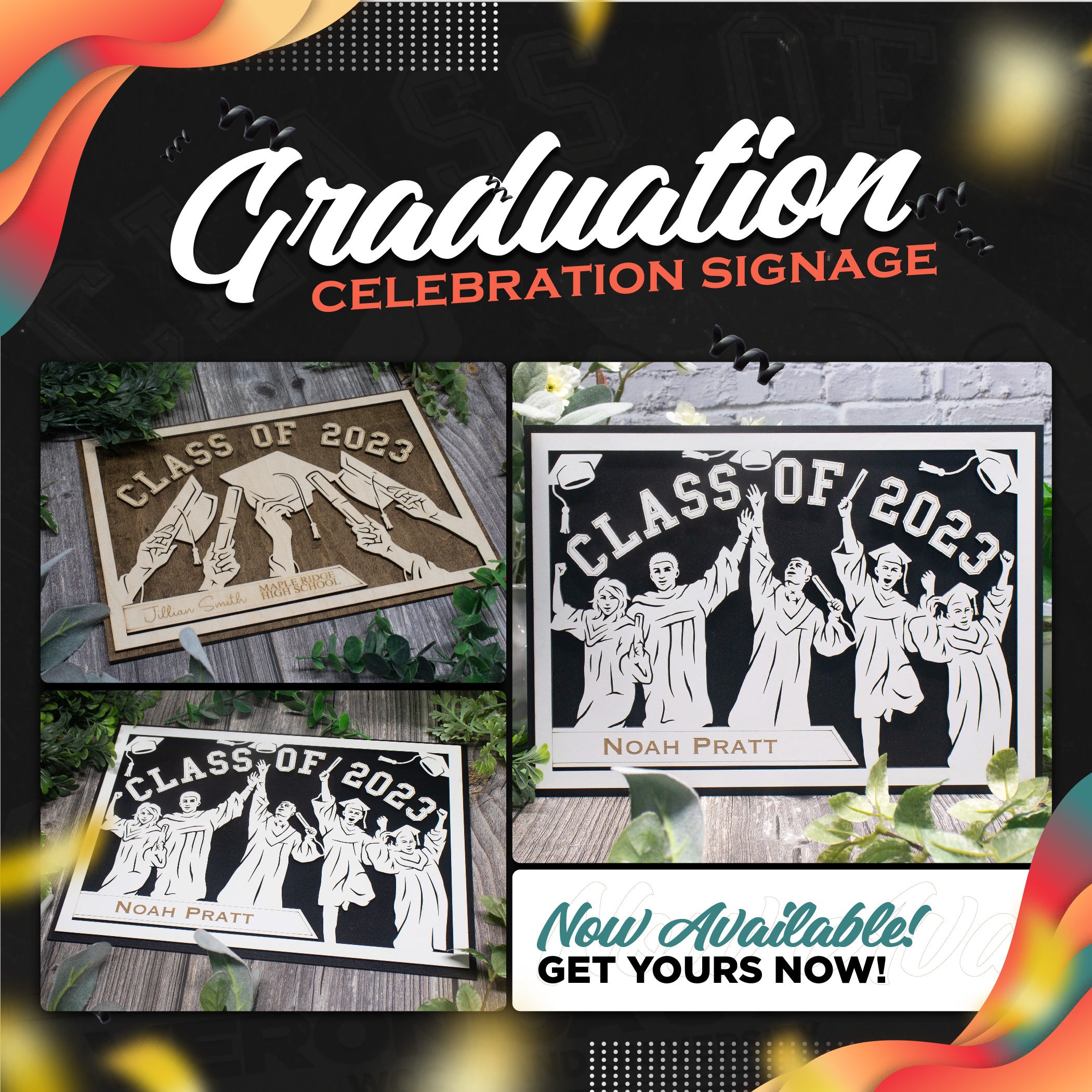Graduation - Celebration Signage – M&A Happiness & Design