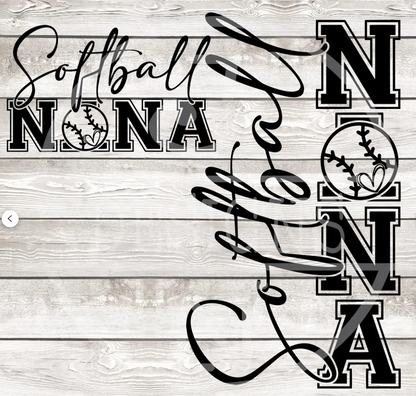 Tumbler | Sports | "GRANDMA" | "NANA"