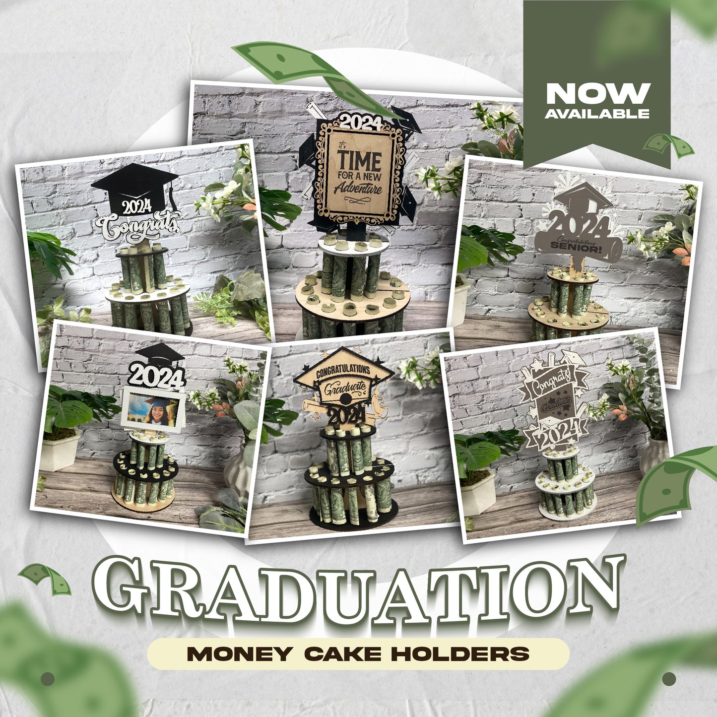 Graduation - Money Cake Holder