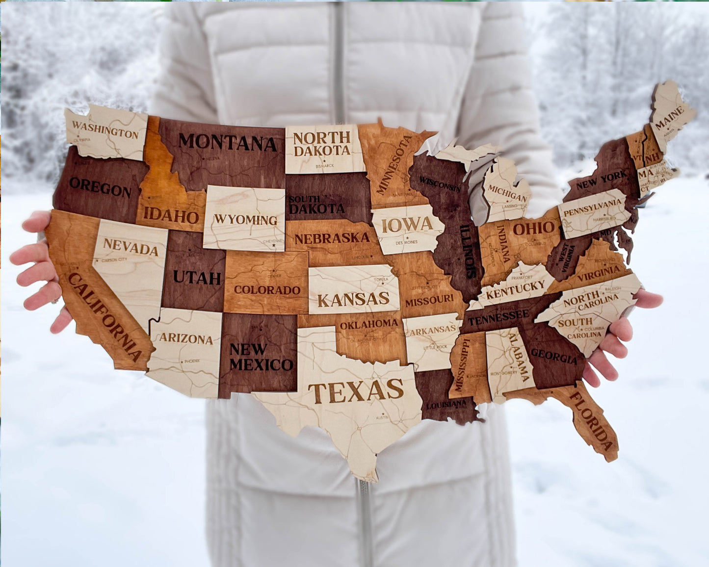 Travel - 3D USA Map