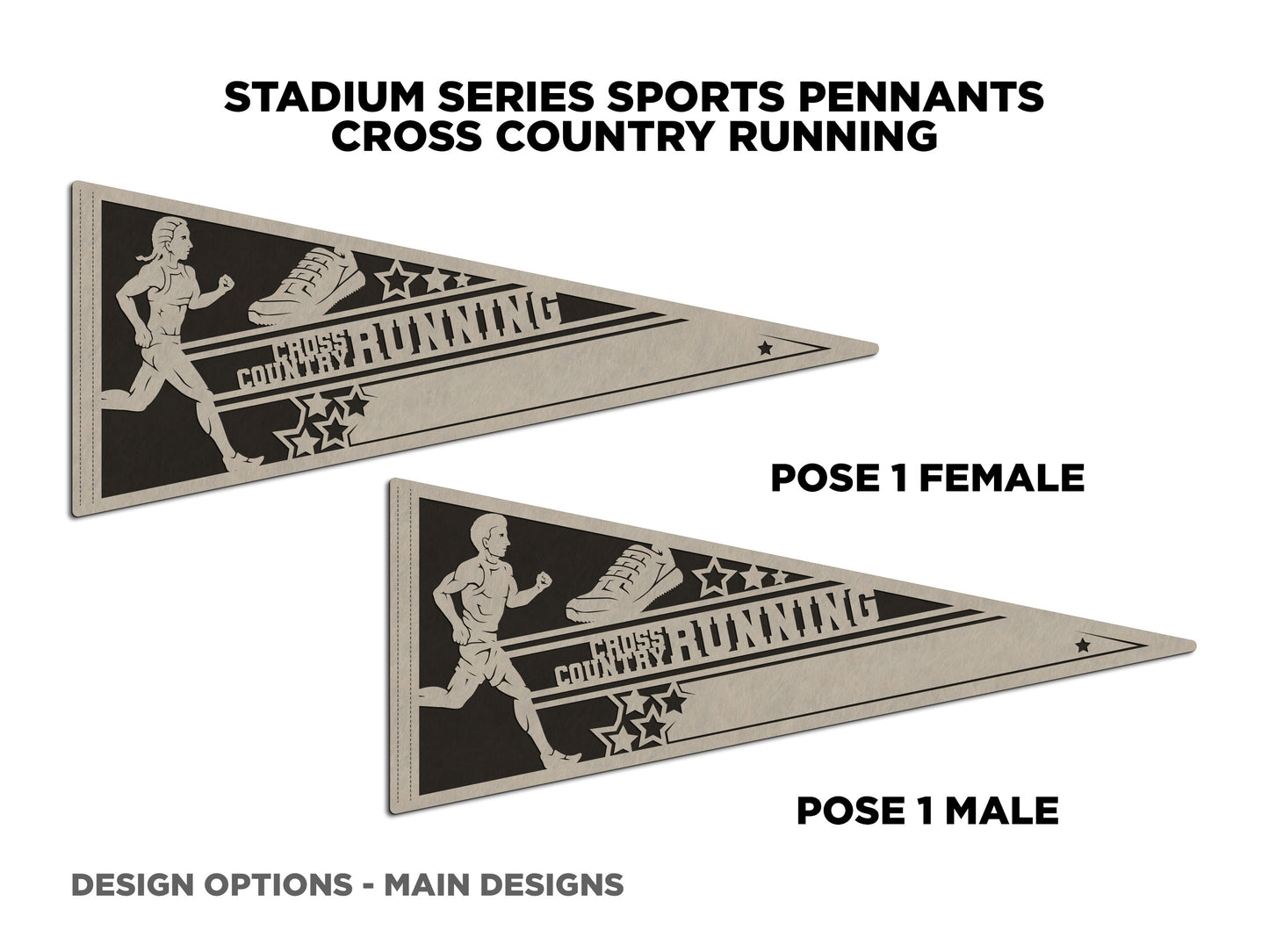 Sports Pennant - Track & Cross Country