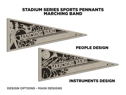 Sports Pennant - Marching Band