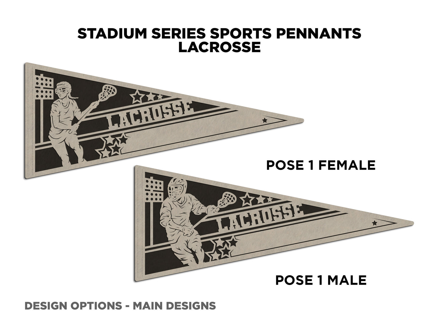 Sports Pennant - Lacrosse