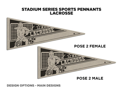 Sports Pennant - Lacrosse