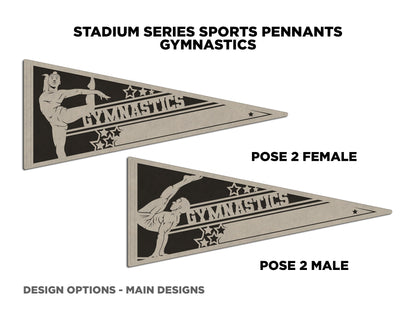 Sports Pennant - Gymnastics