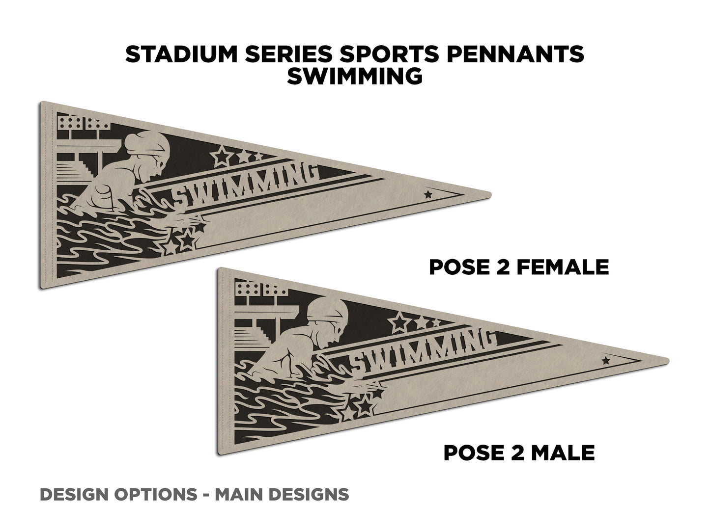 Sports Pennant - Swimming