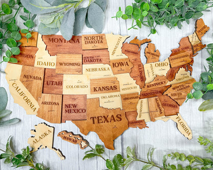 Travel - 3D USA Map