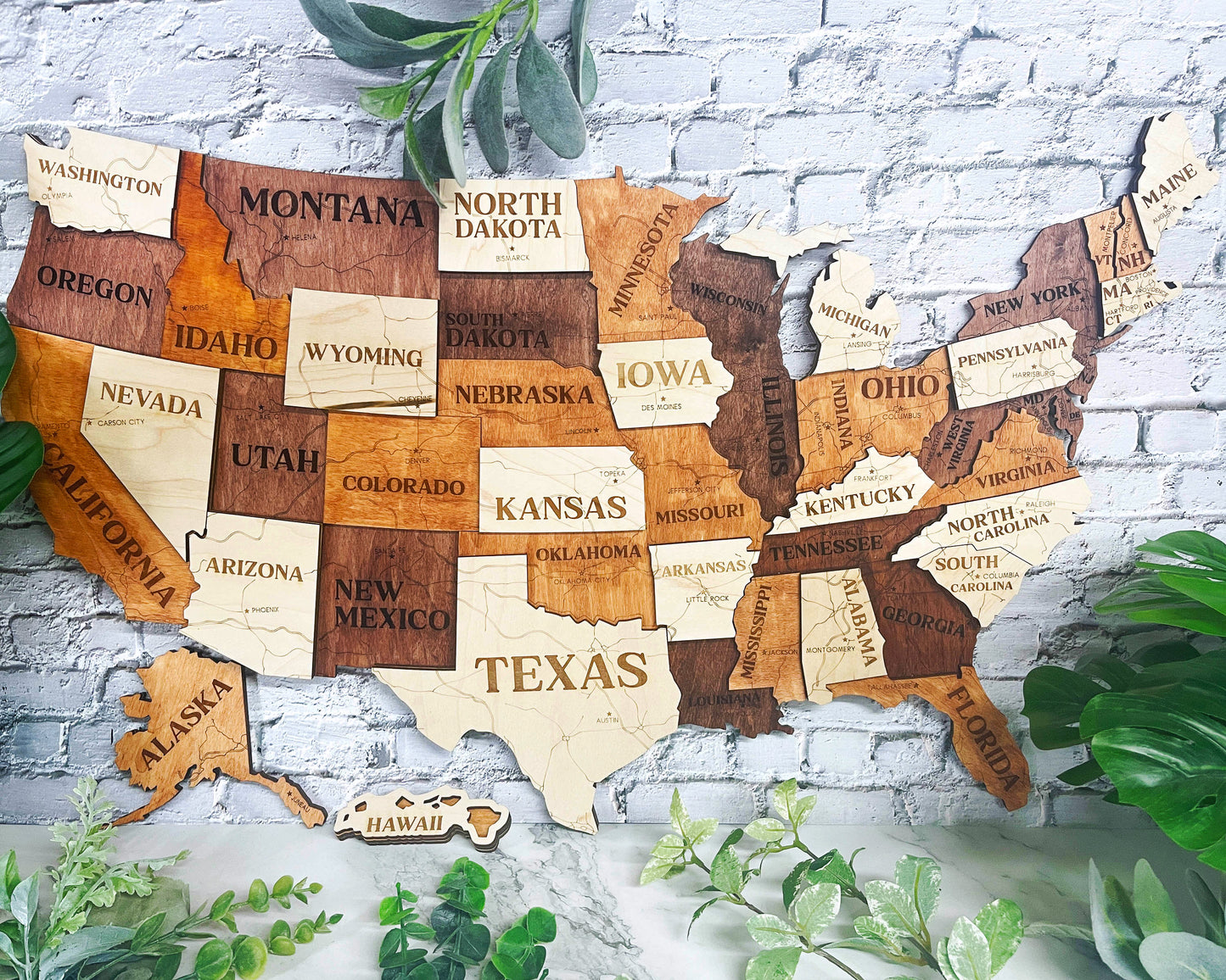 Travel - 3D USA Map