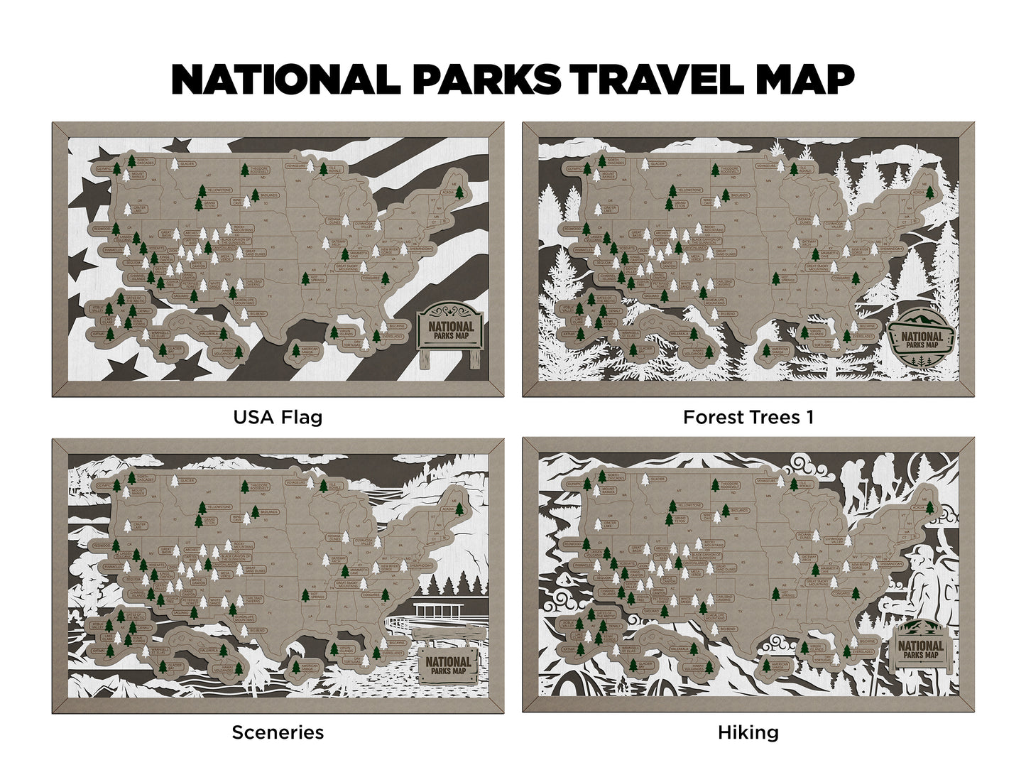 Travel - National Parks Map