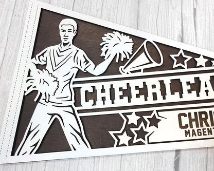 Sports Pennant - Cheerleading