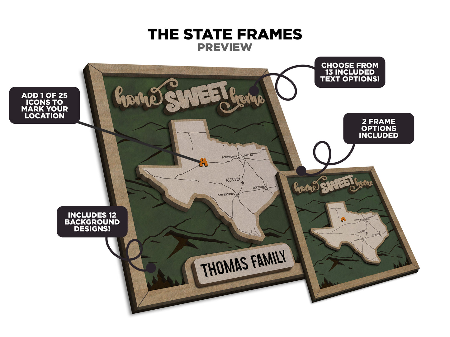 The State Frame Bundle - All 50 States