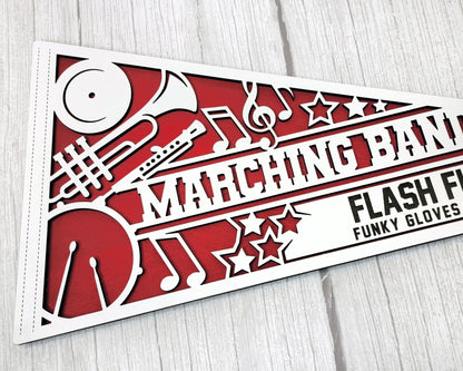 Sports Pennant - Marching Band