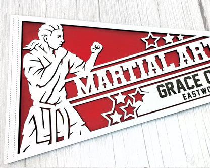 Sports Pennant - Martial Arts