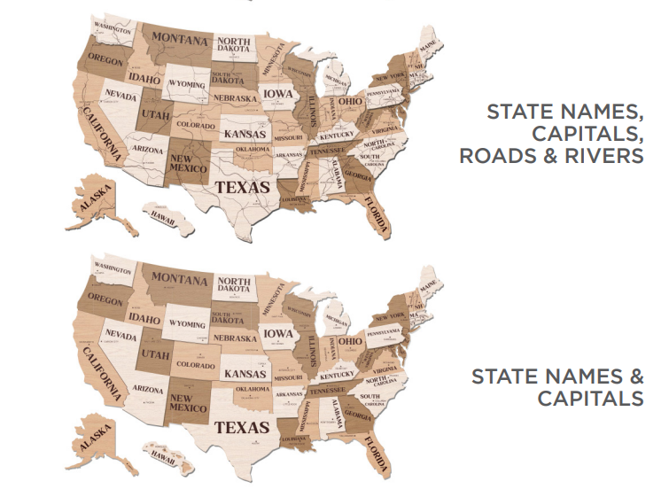 Travel - 3D USA Map