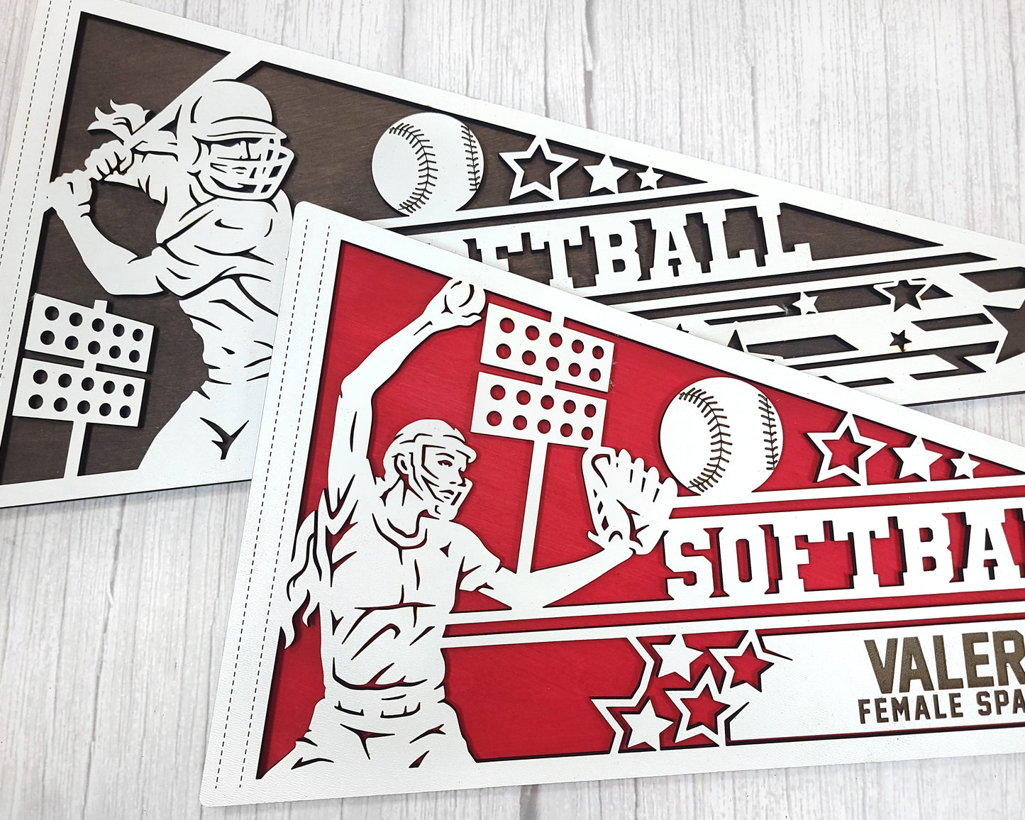 Sports Pennant - Softball