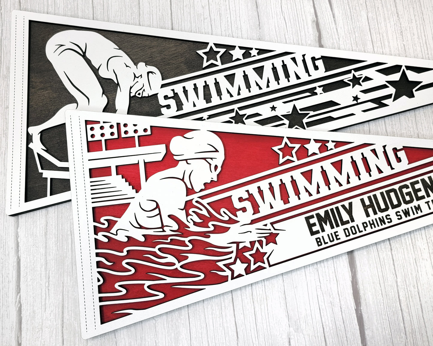 Sports Pennant - Swimming