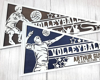 Sports Pennant - Volleyball